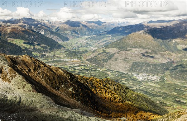 View from the top of Saurussel in the Laasertal