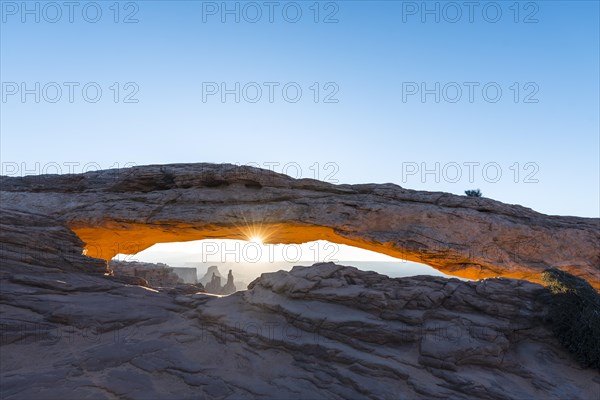 View through Natural Arch