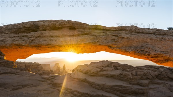 View through Natural Arch