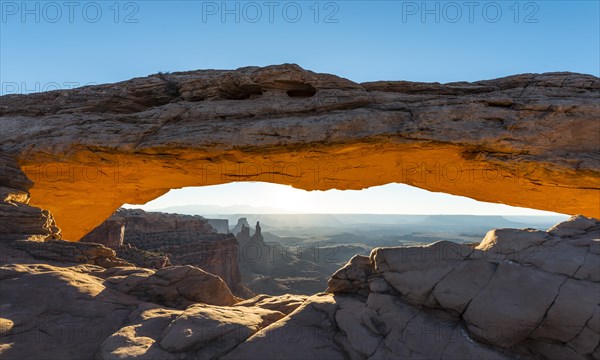 View through Natural Arch