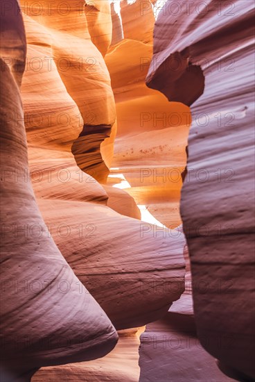 Colourful sandstone formation