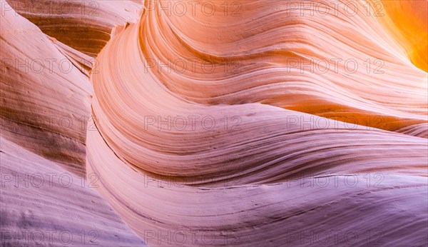 Colourful sandstone formation