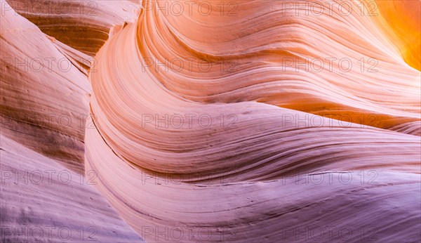 Colourful sandstone formation