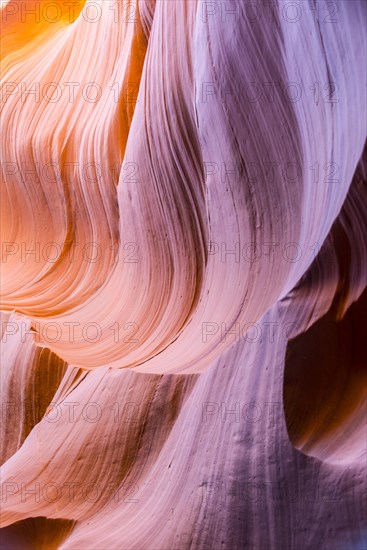 Colourful sandstone formation