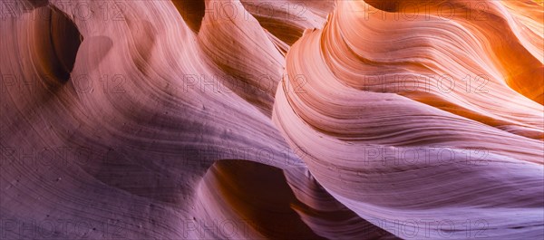 Colourful sandstone formation