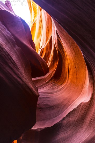 Colourful sandstone formation