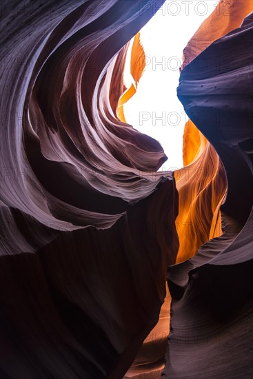 Colourful sandstone formation