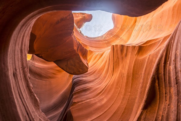 Colourful sandstone formation