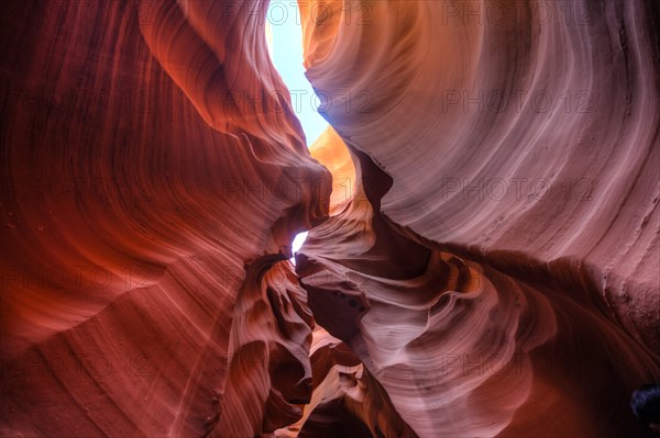 Colourful sandstone formation