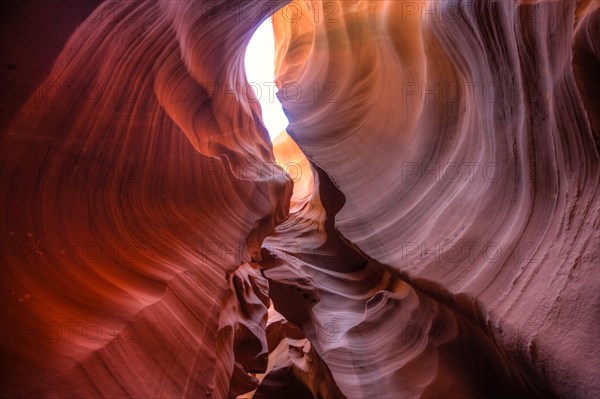 Colourful sandstone formation