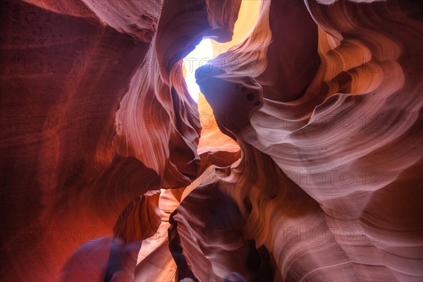 Colourful sandstone formation