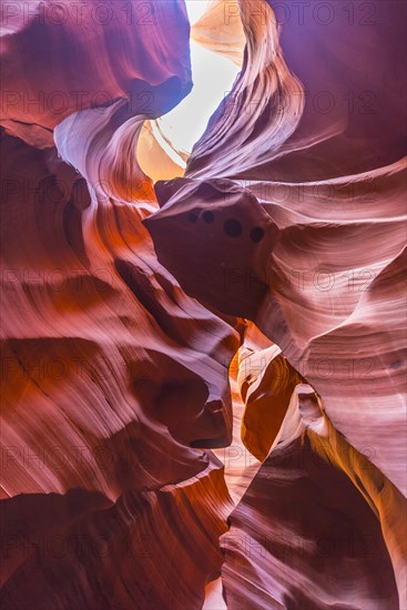 Colourful sandstone formation