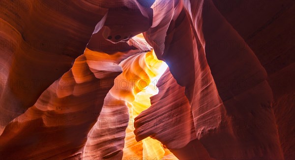 Colourful sandstone formation