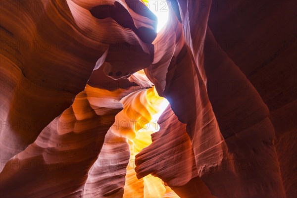 Colourful sandstone formation