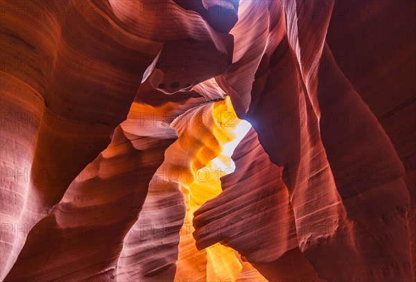 Colourful sandstone formation