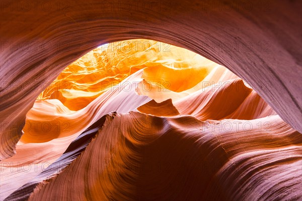 Colourful sandstone formation