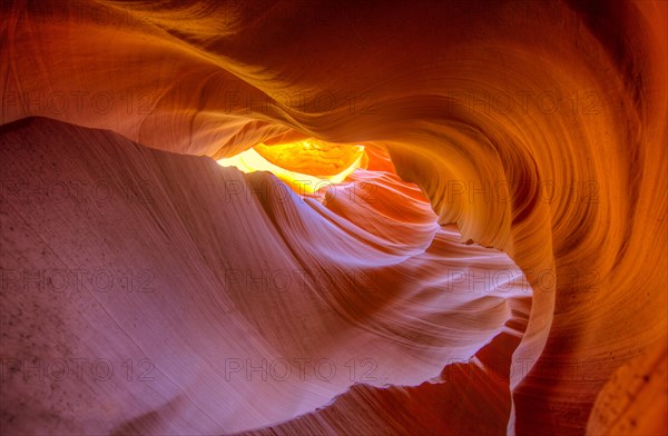 Colourful sandstone formation