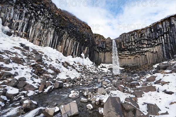 Svartifoss Waterfall