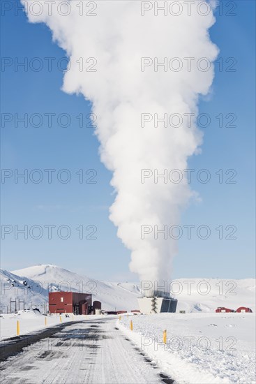 Steam coming from Krafla Power Station