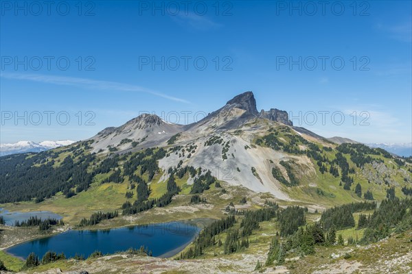 Small lakes off mountains