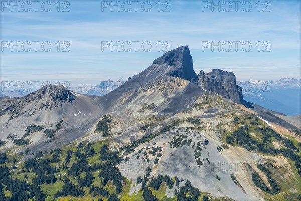 Small lakes off mountains