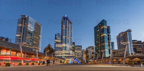 Place Jack Poole Plaza with a statue