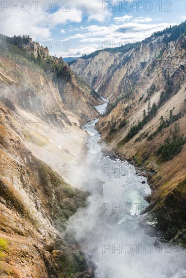 Yellowstone River flows through Gorge