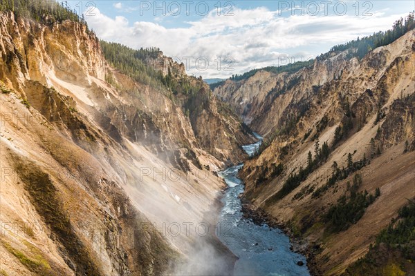 Yellowstone River flows through Gorge