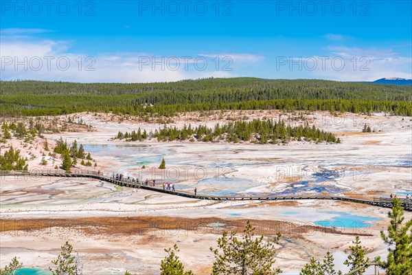 Geysers and hot springs