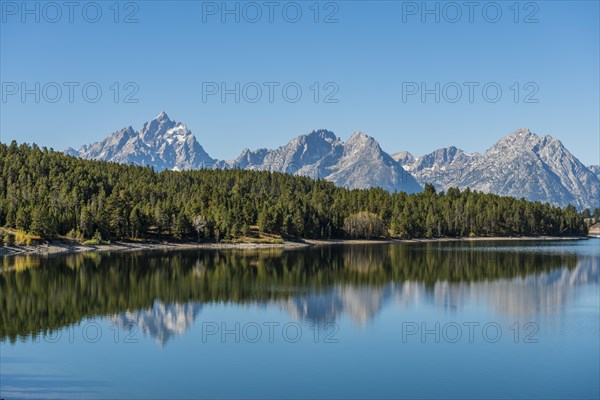 Mountains reflected in the lake