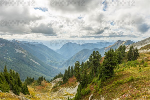 Mountain landscape in autumn