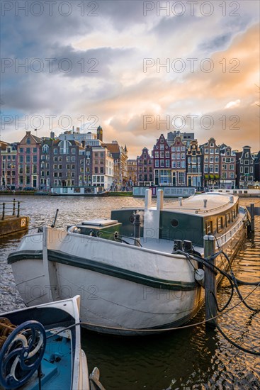 View over the Amstel in the evening light