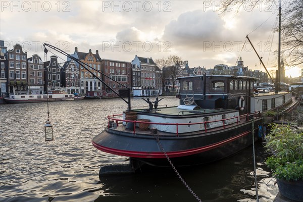 View over the Amstel in the evening light