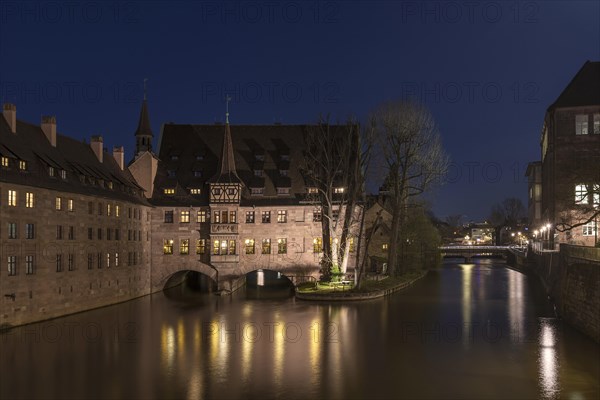 Holy Spirit Hospital with Pegnitz