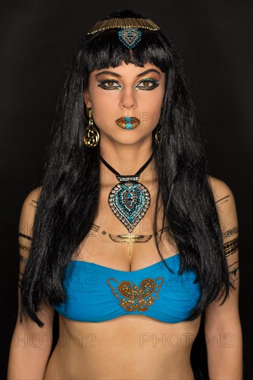 Young Woman as Cleopatra