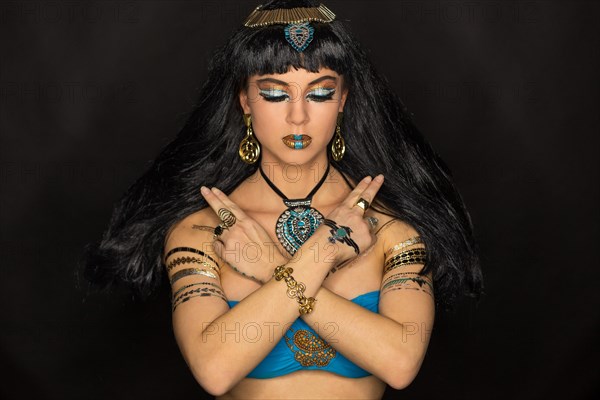 Young Woman as Cleopatra