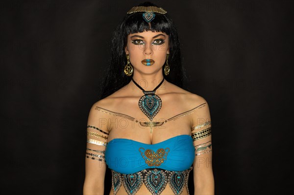 Young Woman as Cleopatra