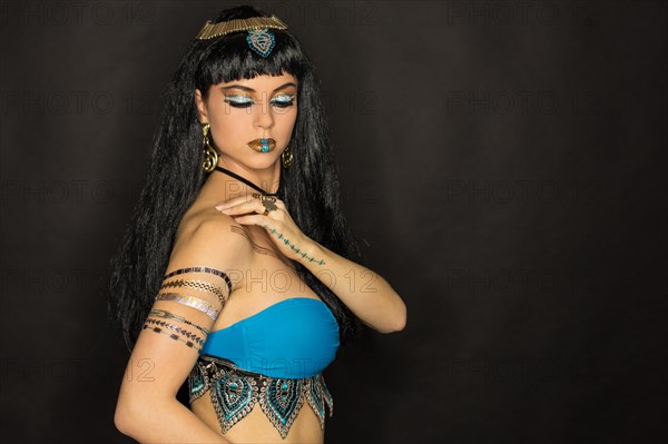 Young Woman as Cleopatra