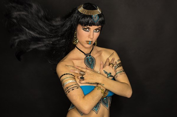 Young Woman as Cleopatra