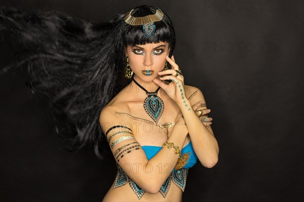 Young Woman as Cleopatra