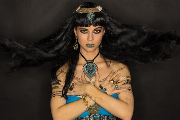 Young Woman as Cleopatra