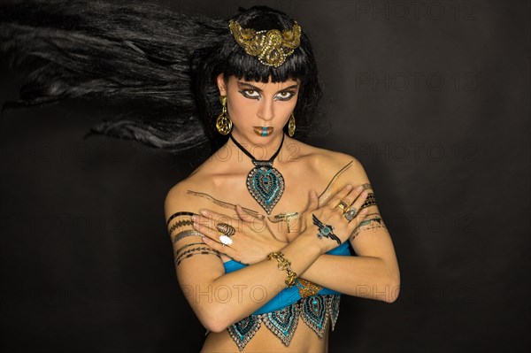 Young Woman as Cleopatra