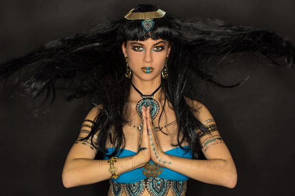 Young Woman as Cleopatra