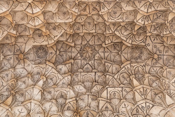 Ceiling with plaster decorations