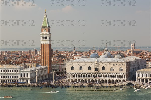 Top view of National Library of St Mark's or Biblioteca Nazionale Marciana