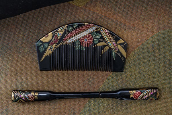 Japanese hair barrette and comb