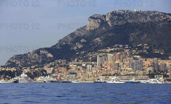 Super yachts in Monaco during the Formula 1 Grand Prix