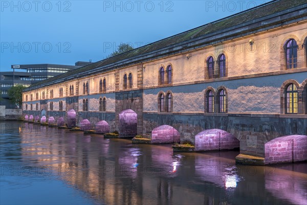 Barrage Vauban at dusk, Strasbourg