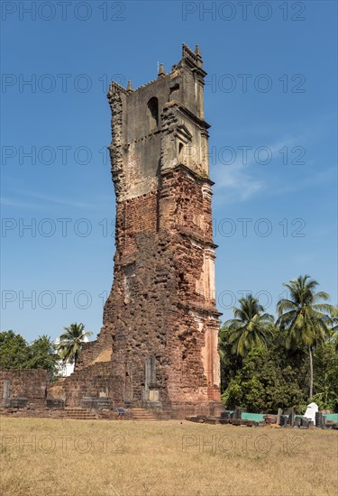 Tower of ruined Church of St. Augustine