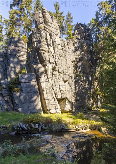 Devil's Wall in the Black Water Valley near Pobershau